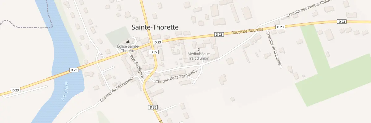 Plan du 5 Rte de la Petite Ecole à Sainte-Thorette