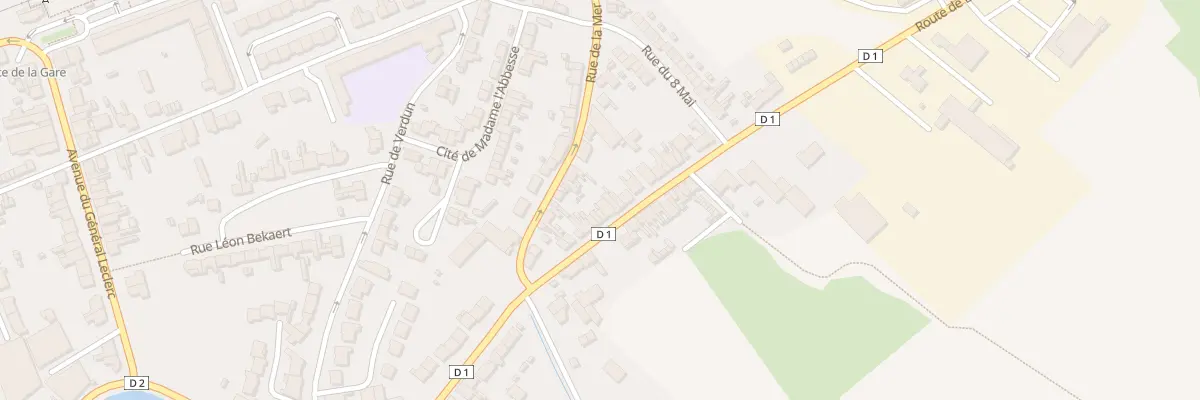 Plan du 91 Rue de Dunkerque à Bourbourg