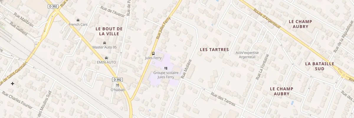 Plan du 14 Rue Molière à Cormeilles-en-Parisis
