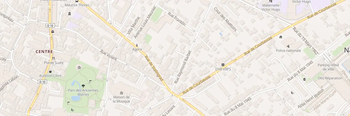 Plan du 19 Rue Raymond Barbet à Nanterre