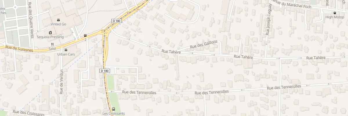 Plan du 143B Rue Tahere à Saint-Cloud