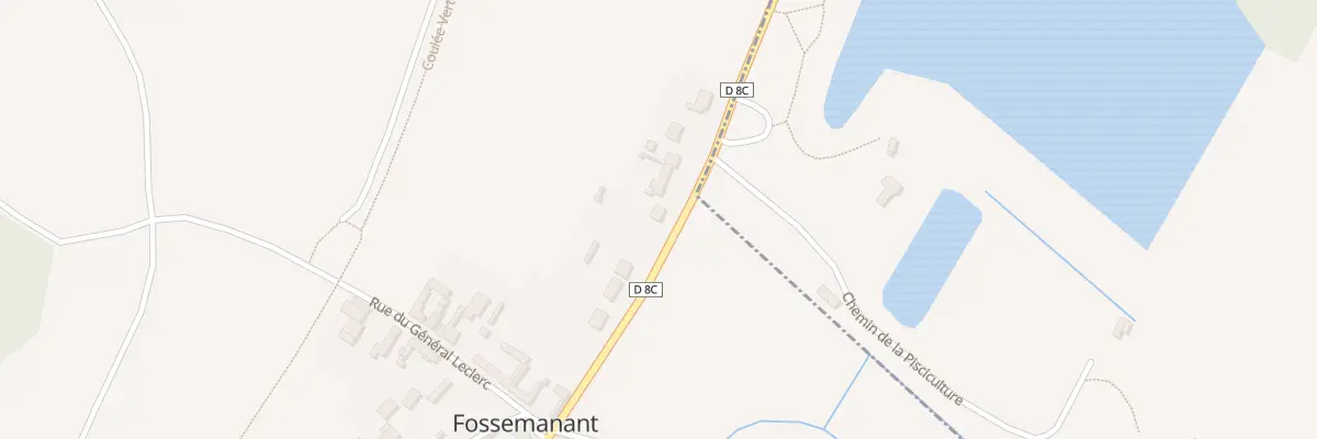 Plan du 5331 Rue de Prouzel à Fossemanant