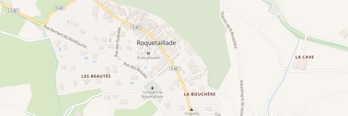 Plan du 36 Le Village à Roquetaillade-et-Conilhac