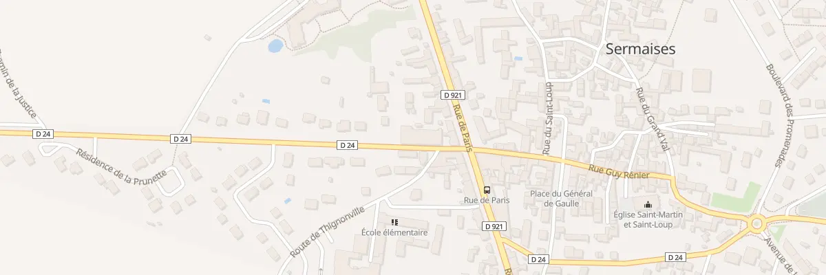 Plan du 27 Rue de Chartres à Sermaises