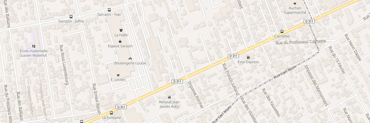 Plan du 119 Bd Jean Jaurès à Houilles