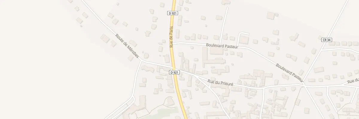 Plan du 1 Rue du Prieuré à Sermaises