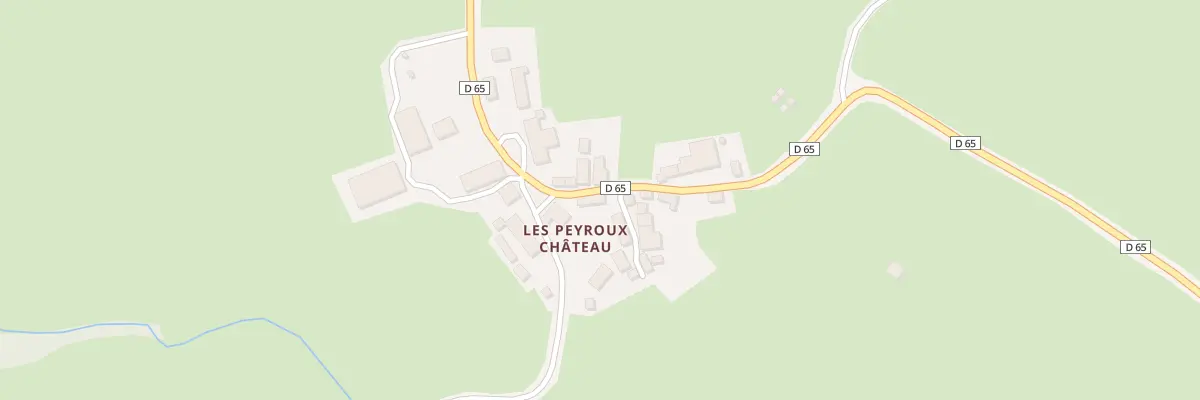 Plan du 10 Les Peyroux Chateau à Saint-Chabrais
