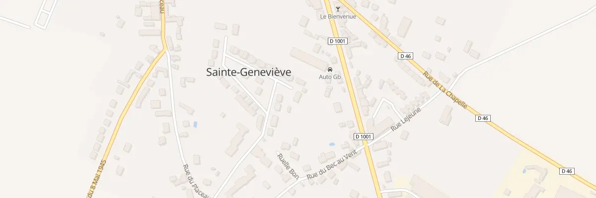 Plan du 10 Rue des Orchidées à Sainte-Geneviève