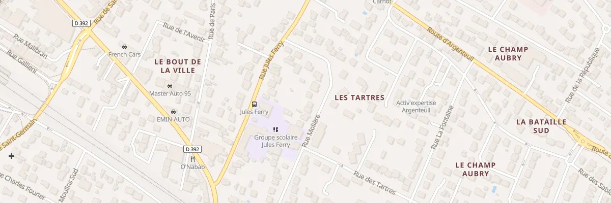 Plan du 10 Rue Molière à Cormeilles-en-Parisis
