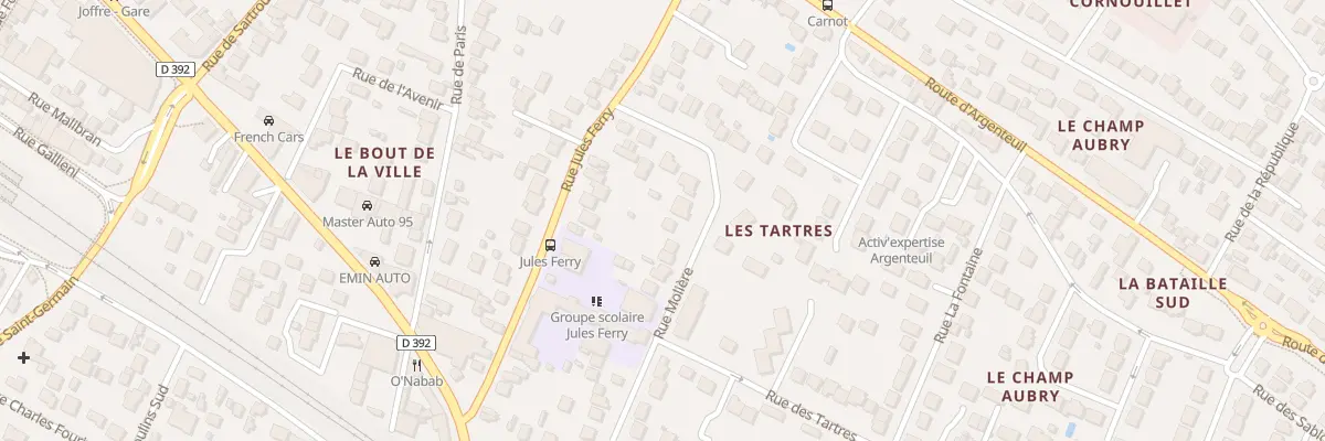 Plan du 8 Rue Molière à Cormeilles-en-Parisis
