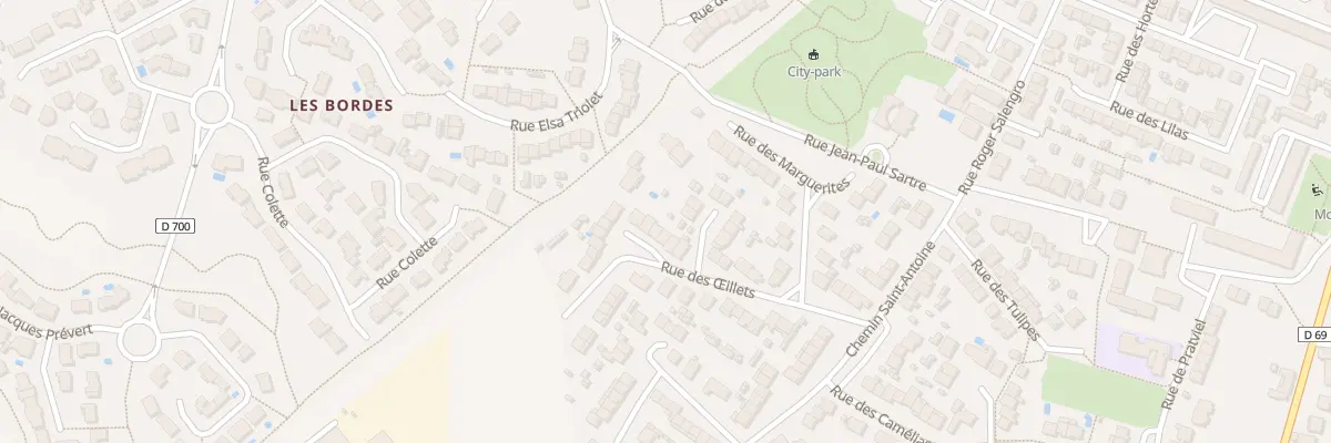 Plan du 24 Rue des Oeillets à Saint-Juéry