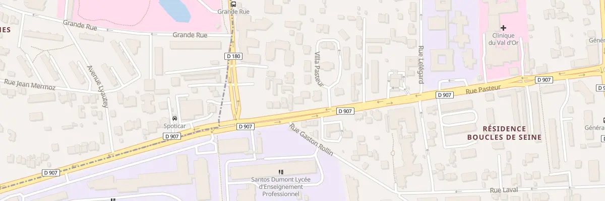 Plan du 30T Rue Pasteur à Saint-Cloud