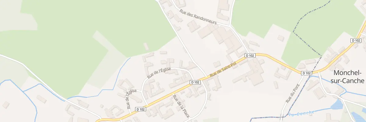 Plan du 9 Rue de l’Eglise à Conchy-sur-Canche