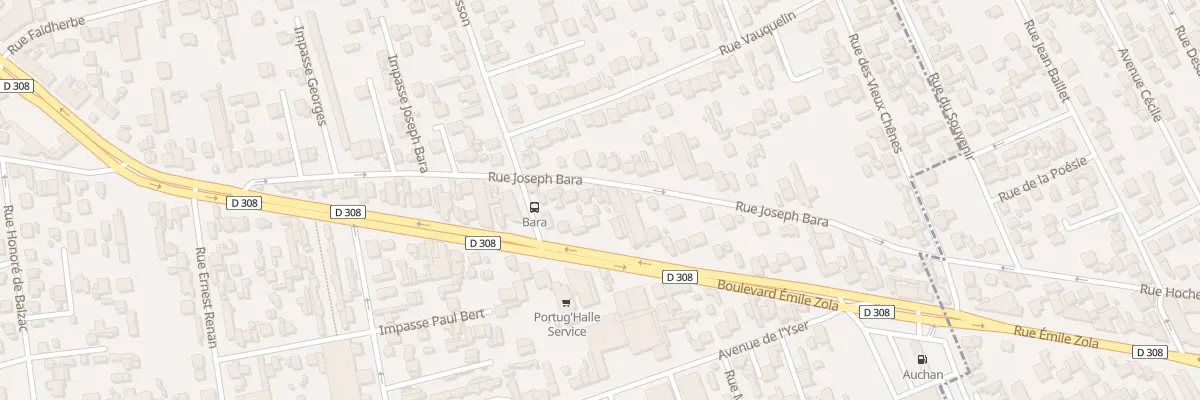 Plan du 38 Rue Joseph Bara à Houilles
