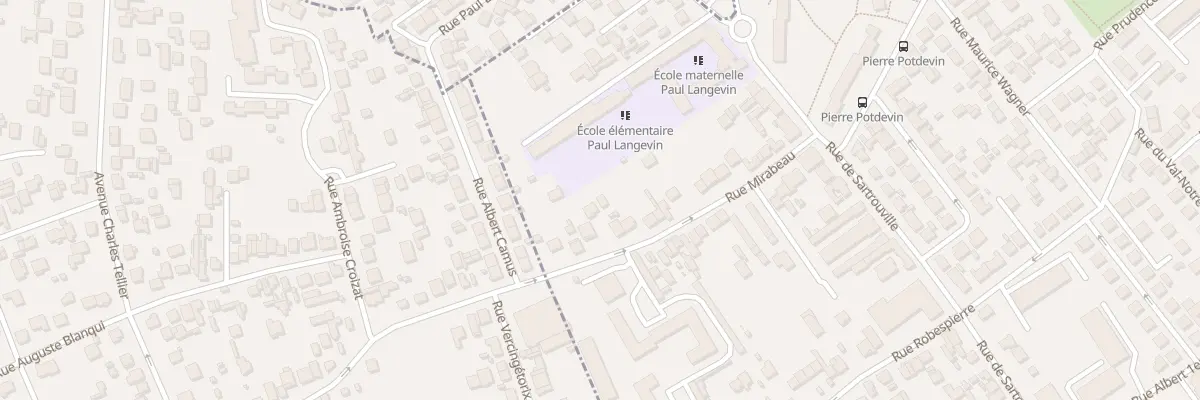 Plan du 34B Rue Mirabeau à Bezons