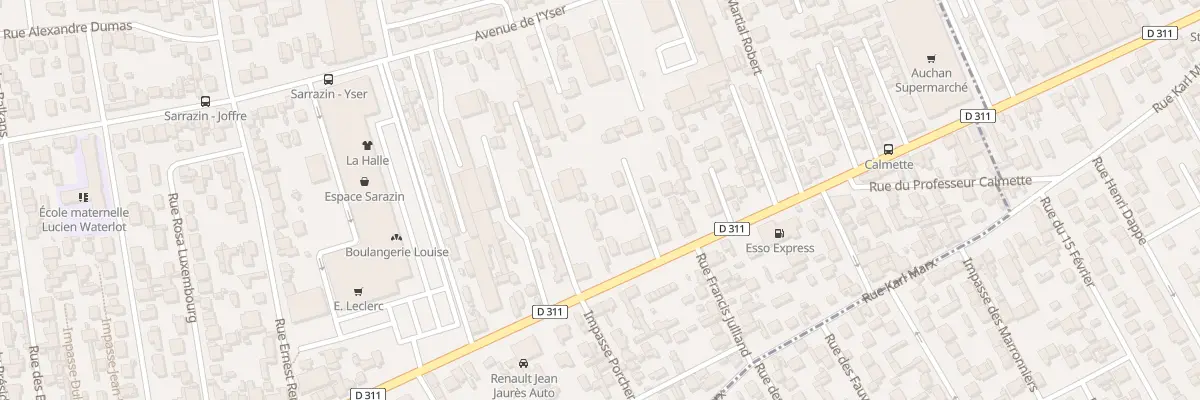 Plan du 125 Bd Jean Jaurès à Houilles