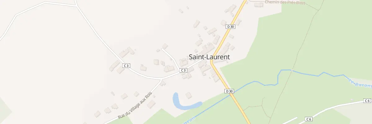 Plan du 6 Rue de la Bonde à Saint-Laurent
