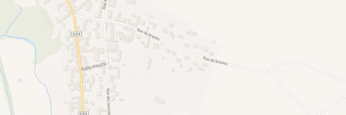 Plan du 20 Rue de Bresles à Laversines
