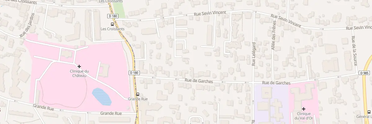 Plan du 80 Rue de Garches à Saint-Cloud