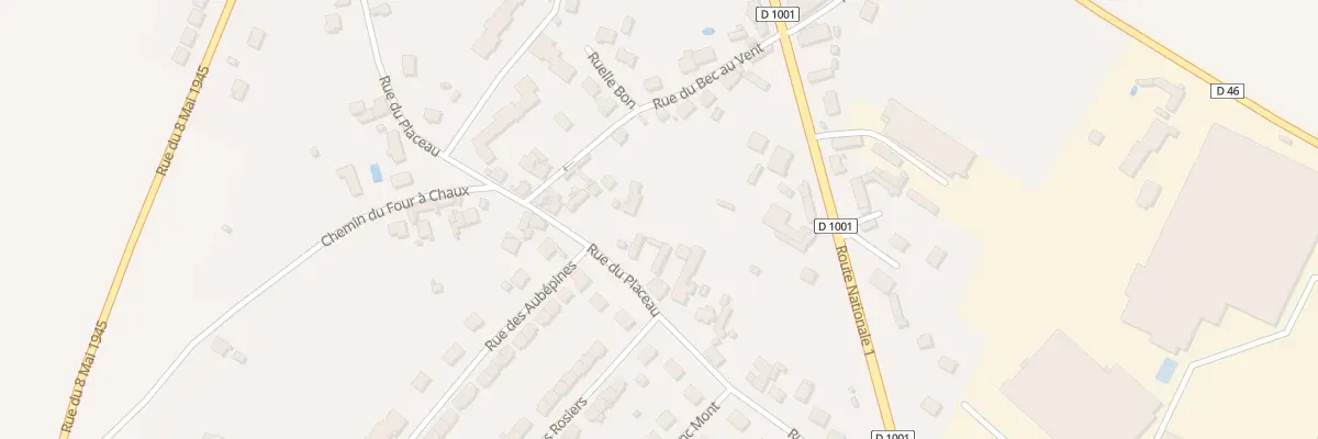Plan du 39 Rue du Placeau à Sainte-Geneviève