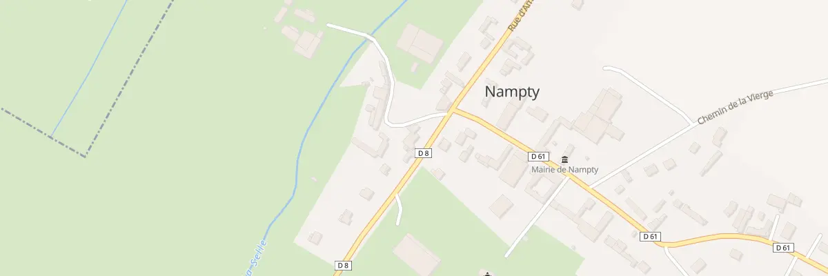 Plan du 2 Rte de Conty à Nampty