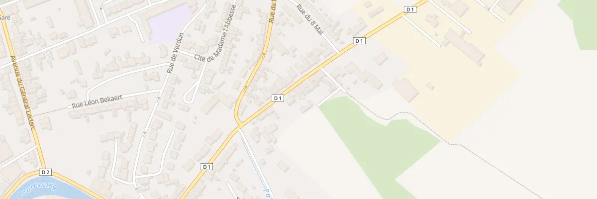 Plan du 86 Rue de Dunkerque à Bourbourg