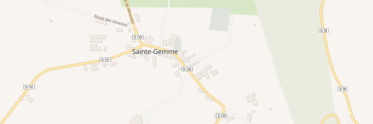 Plan du 11 Rte de Fontbonne à Sainte-Gemme
