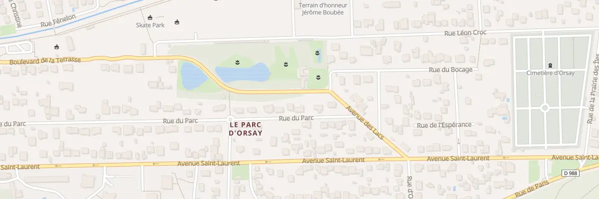 Plan du 57 Rue du Parc à Orsay
