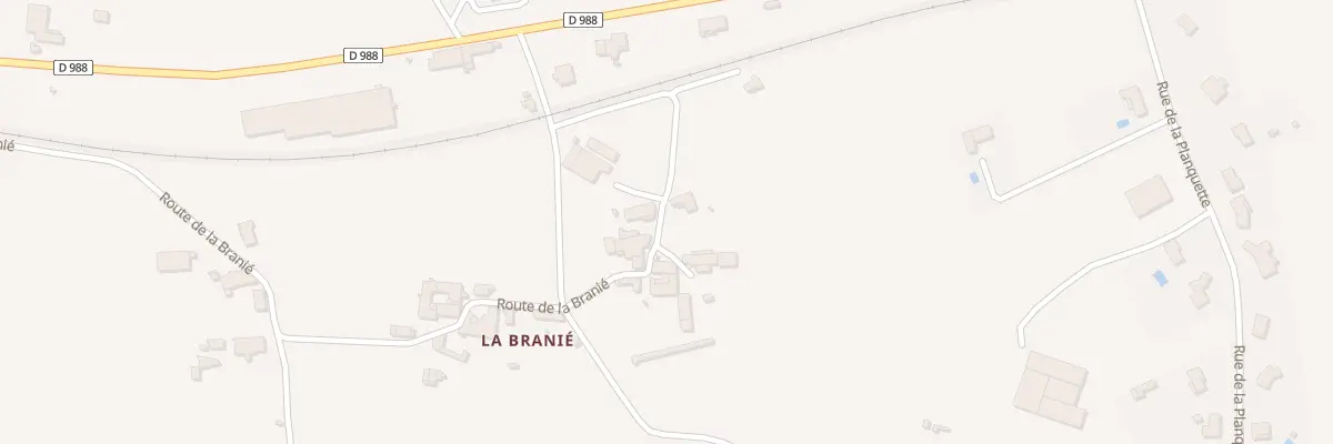 Plan du 780 Rte de la Branie à Sainte-Gemme