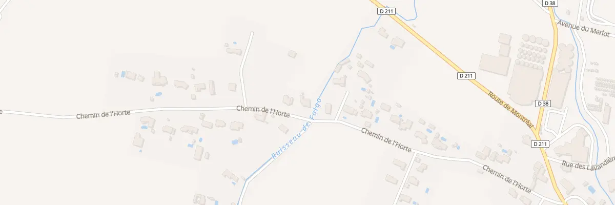 Plan du 28 Che de l’Horte à Arzens