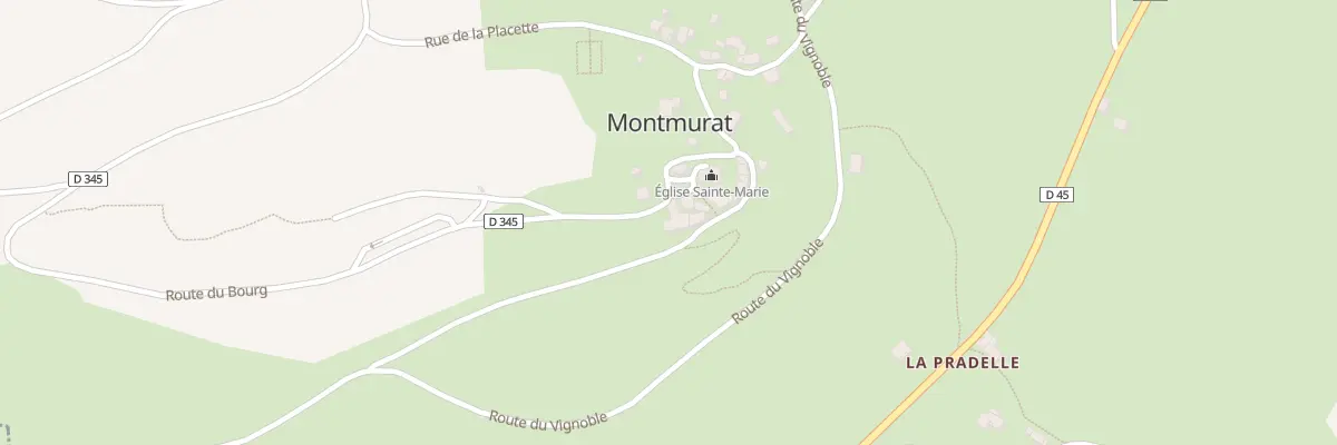 Plan du 5002 Le Bourg à Montmurat