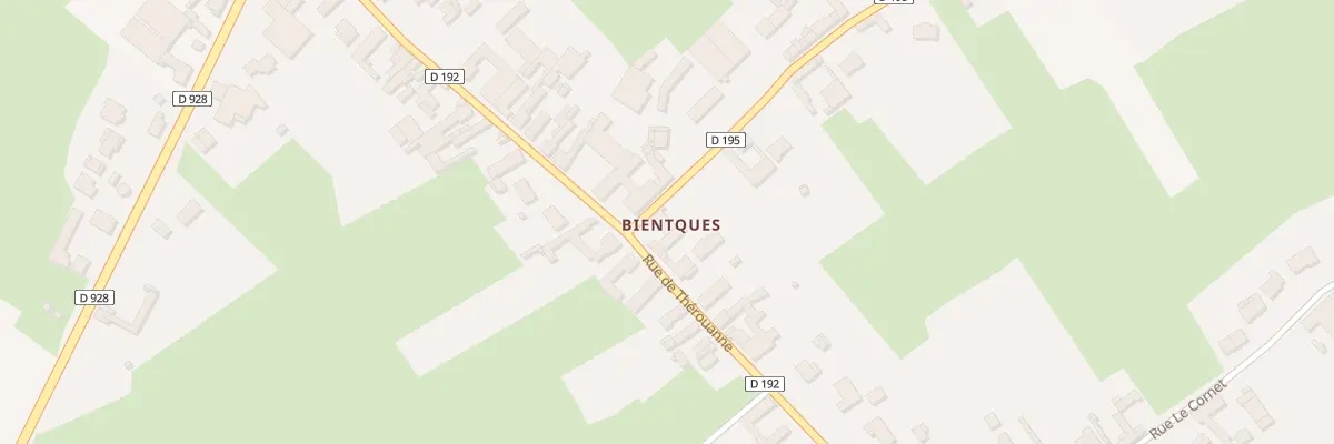 Plan du 25 Rue de Thérouanne à Pihem