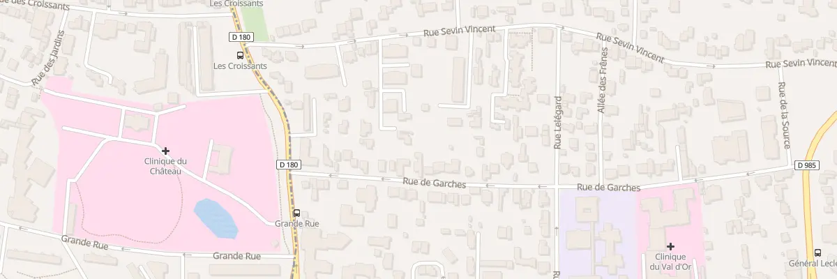 Plan du 76B Rue de Garches à Saint-Cloud