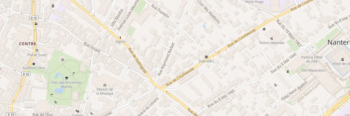 Plan du 18 Rue Raymond Barbet à Nanterre