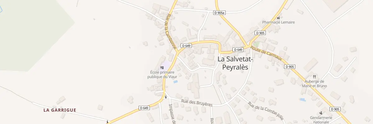 Plan du 3 Pl de l’Eglise à La Salvetat-Peyralès