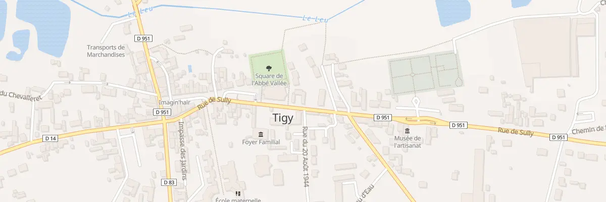 Plan du 33 Rue de Sully à Tigy