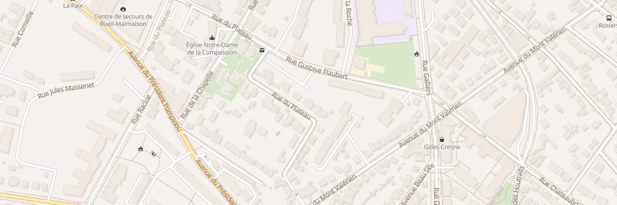 Plan du 41 Rue du Plateau à Rueil-Malmaison