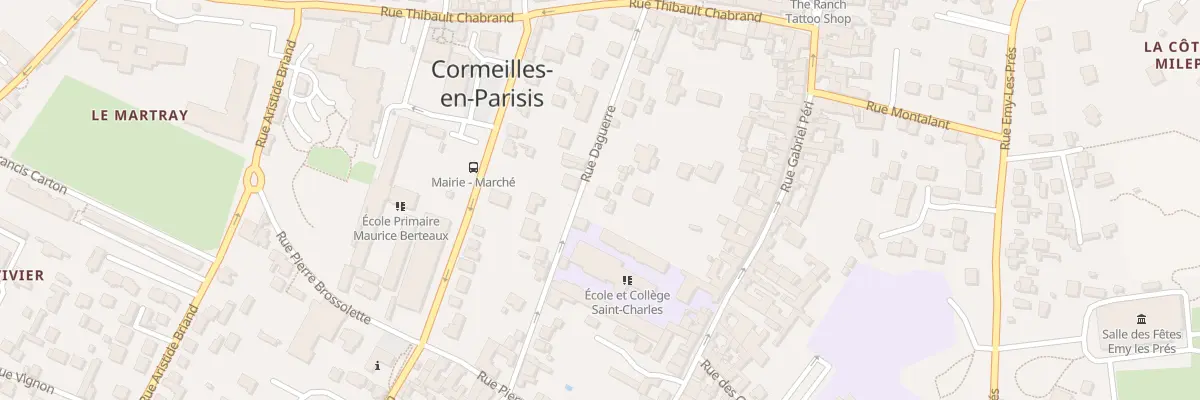 Plan du 12 Rue Daguerre à Cormeilles-en-Parisis