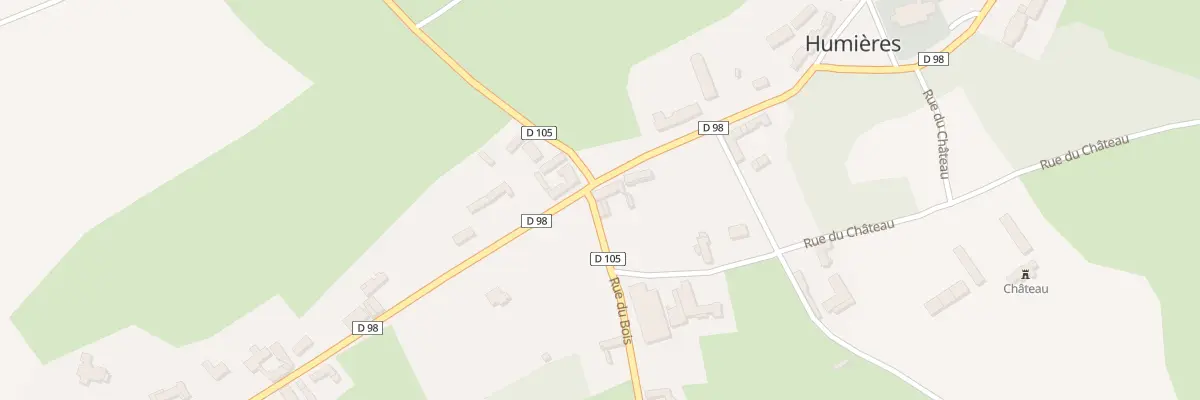 Plan du 7 Rue du Moulin à Humières