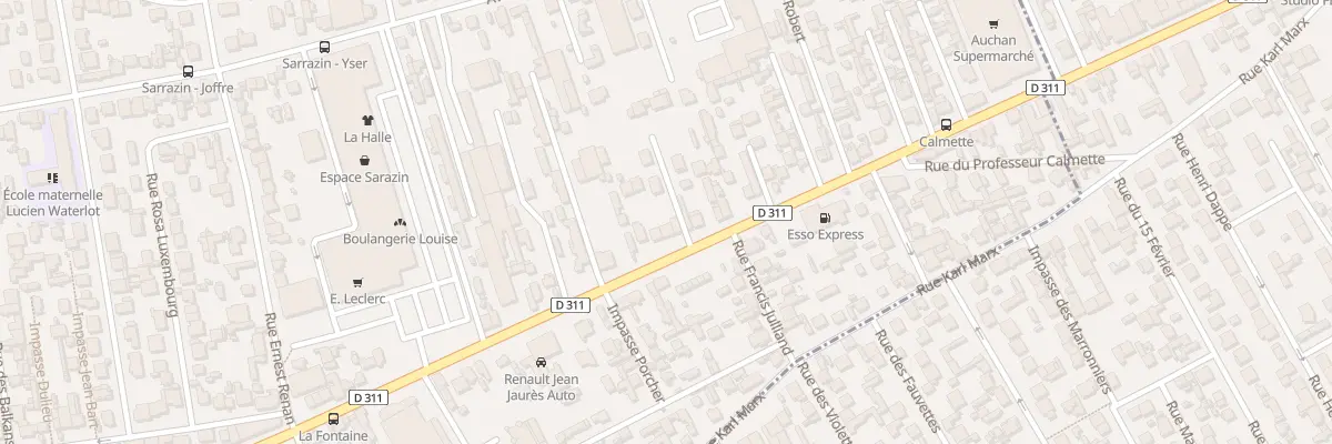 Plan du 127 Bd Jean Jaurès à Houilles