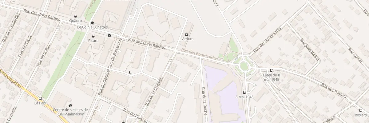 Plan du 84 Rue des Bons Raisins à Rueil-Malmaison