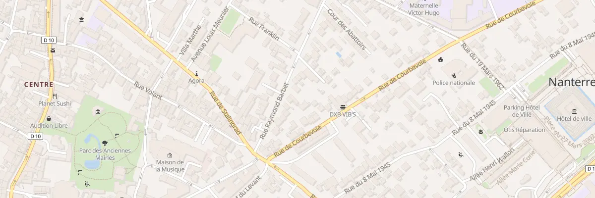 Plan du 26 Rue Raymond Barbet à Nanterre
