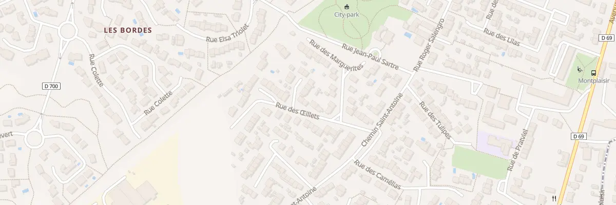 Plan du 14 Rue des Oeillets à Saint-Juéry