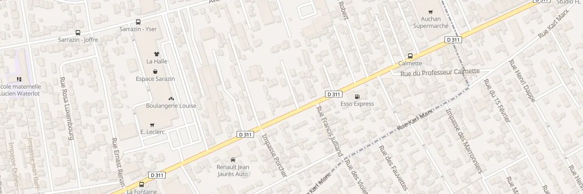 Plan du 129 Bd Jean Jaurès à Houilles