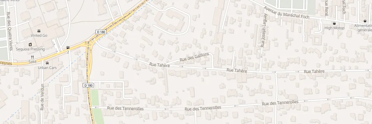 Plan du 150 Rue Tahere à Saint-Cloud