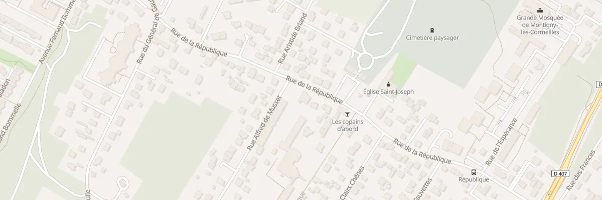 Plan du 46B Rue de la République à Montigny-lès-Cormeilles
