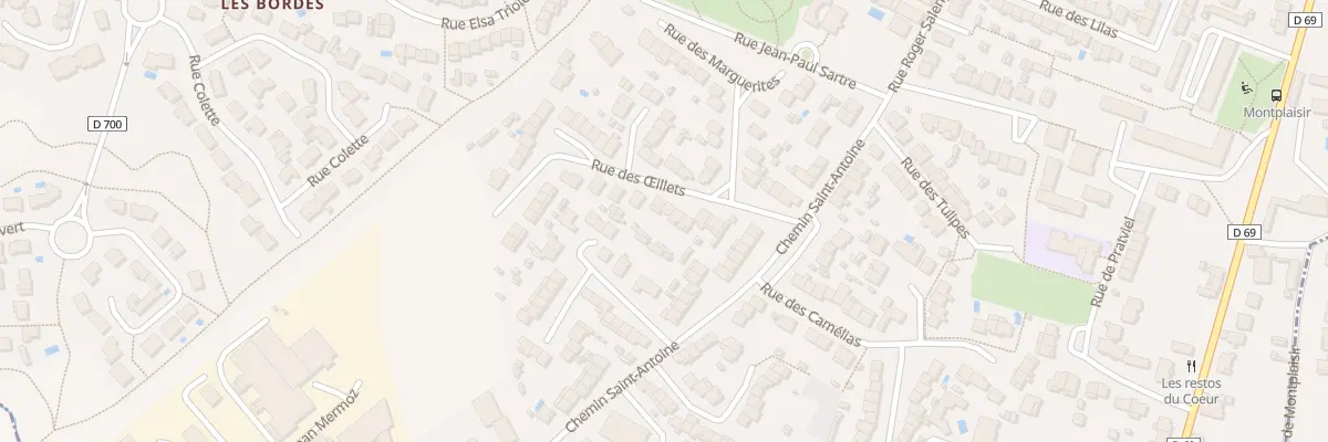 Plan du 9 Rue des Oeillets à Saint-Juéry