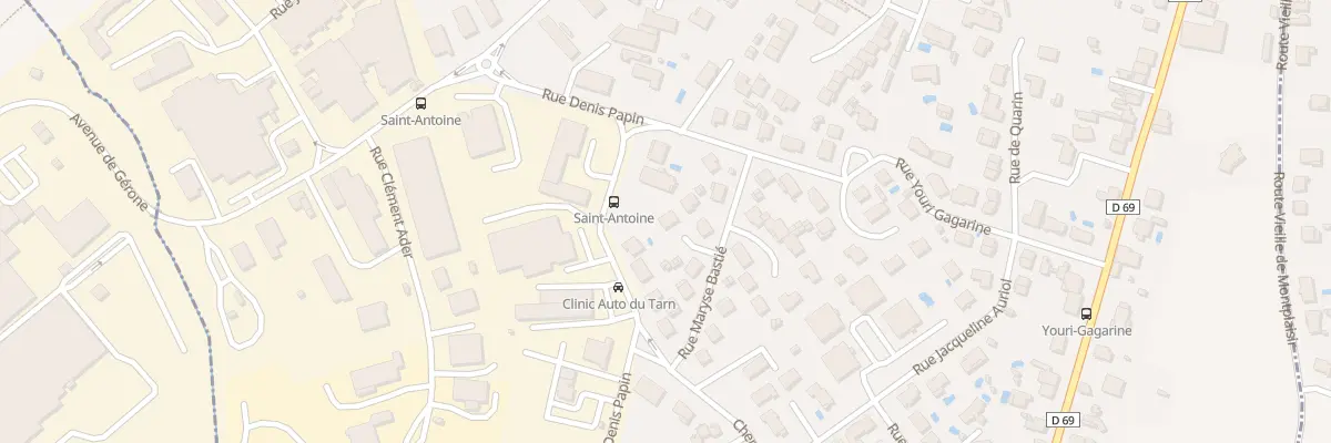 Plan du 5 Rue Maryse Bastié à Saint-Juéry
