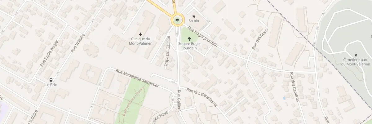 Plan du 9 Rue Gallieni à Rueil-Malmaison