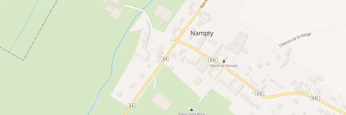 Plan du 1 Rte de Conty à Nampty